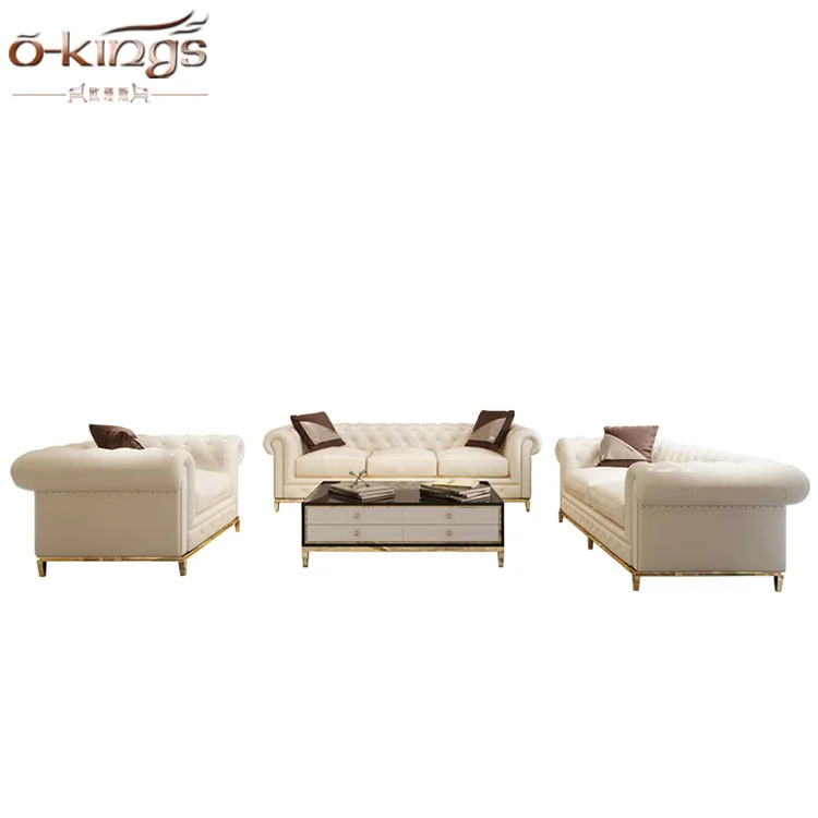 Villa furniture light luxury living room furniture set
