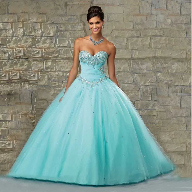 Popular Turquoise Quinceanera Dresses-Buy Cheap Turquoise ...