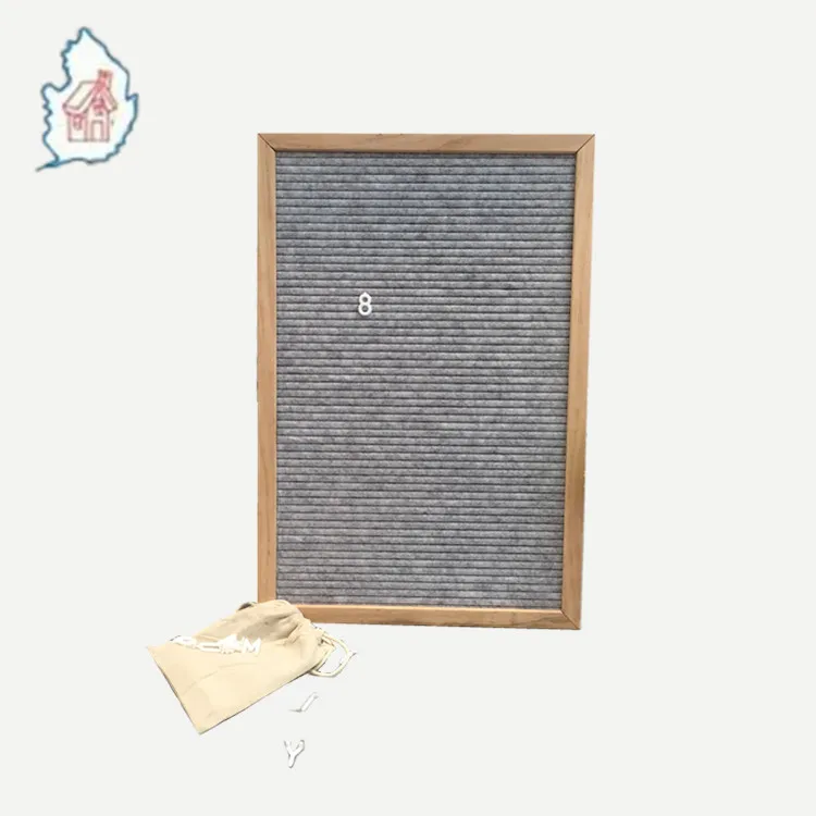 Felt Letter Sign Board 10 x 10 inches with plastic letters