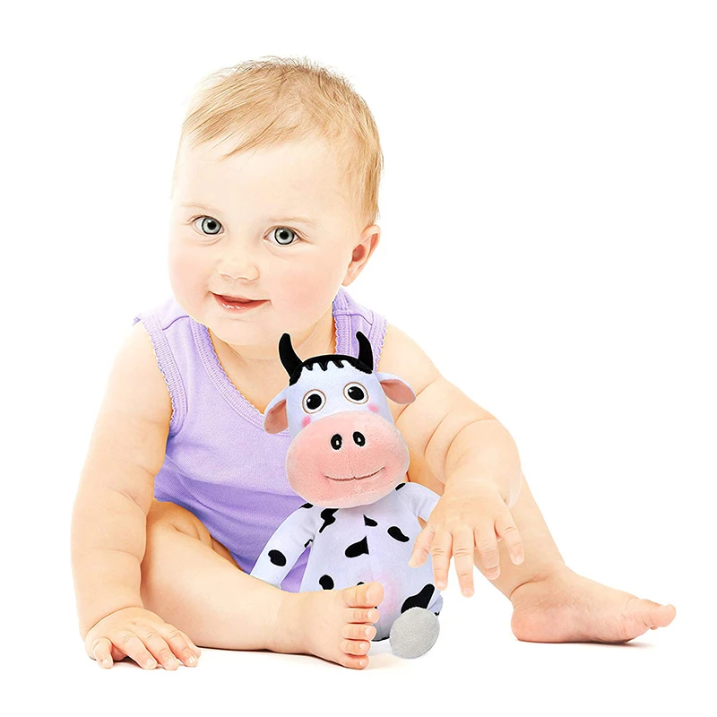 Custom Stuffed Animal Doll Little Baby Bum Musical Cow Daisy Plush Toy