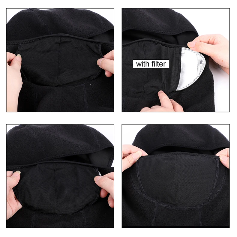 WEST BIKING Bicycle Breathable Full Cycling Face Mask For Bike Bicycle Hat Winter Scarf Sport Bike Riding Black Face Shield Mask