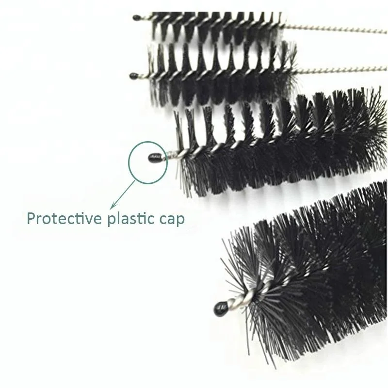 Cheap Price Twisted Flexible Long Spiral Small Nylon Test Tube Brush