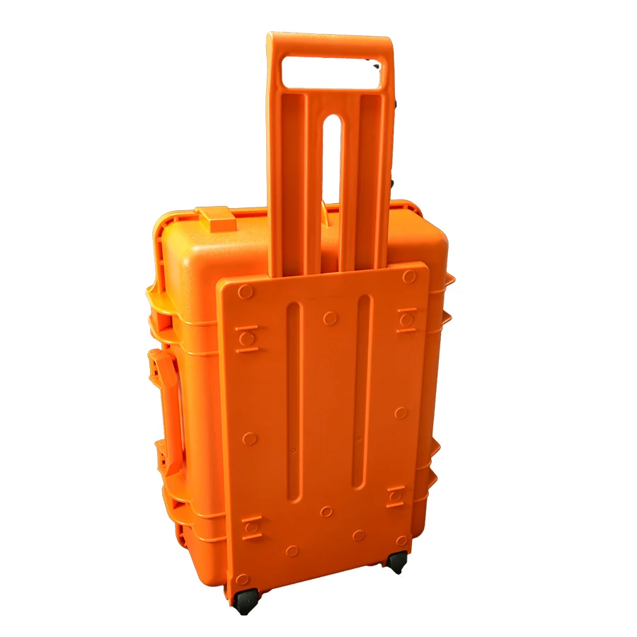 Instrument Carrying Case Shockproof Tool Box ABS Plastic Flight Case With Wheels