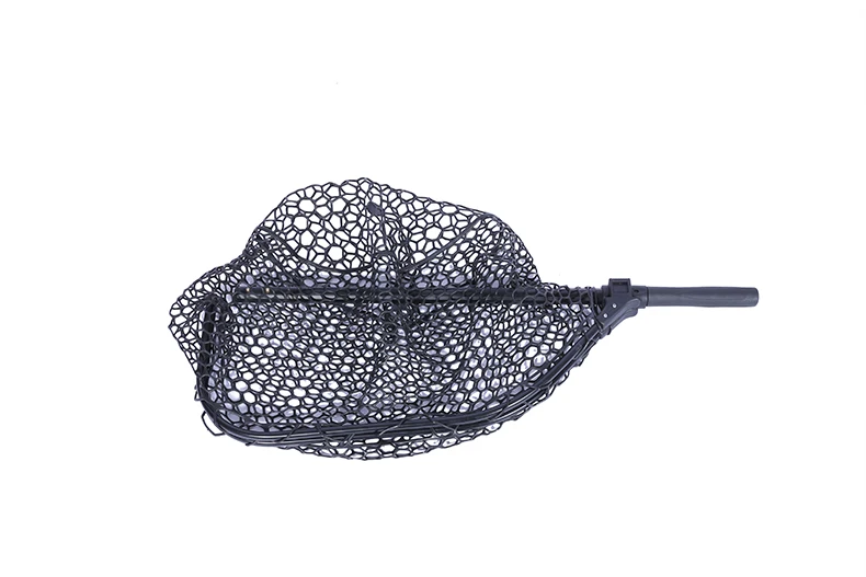 aluminum  landing net fly fishing  net catch and release net soft rubber mesh