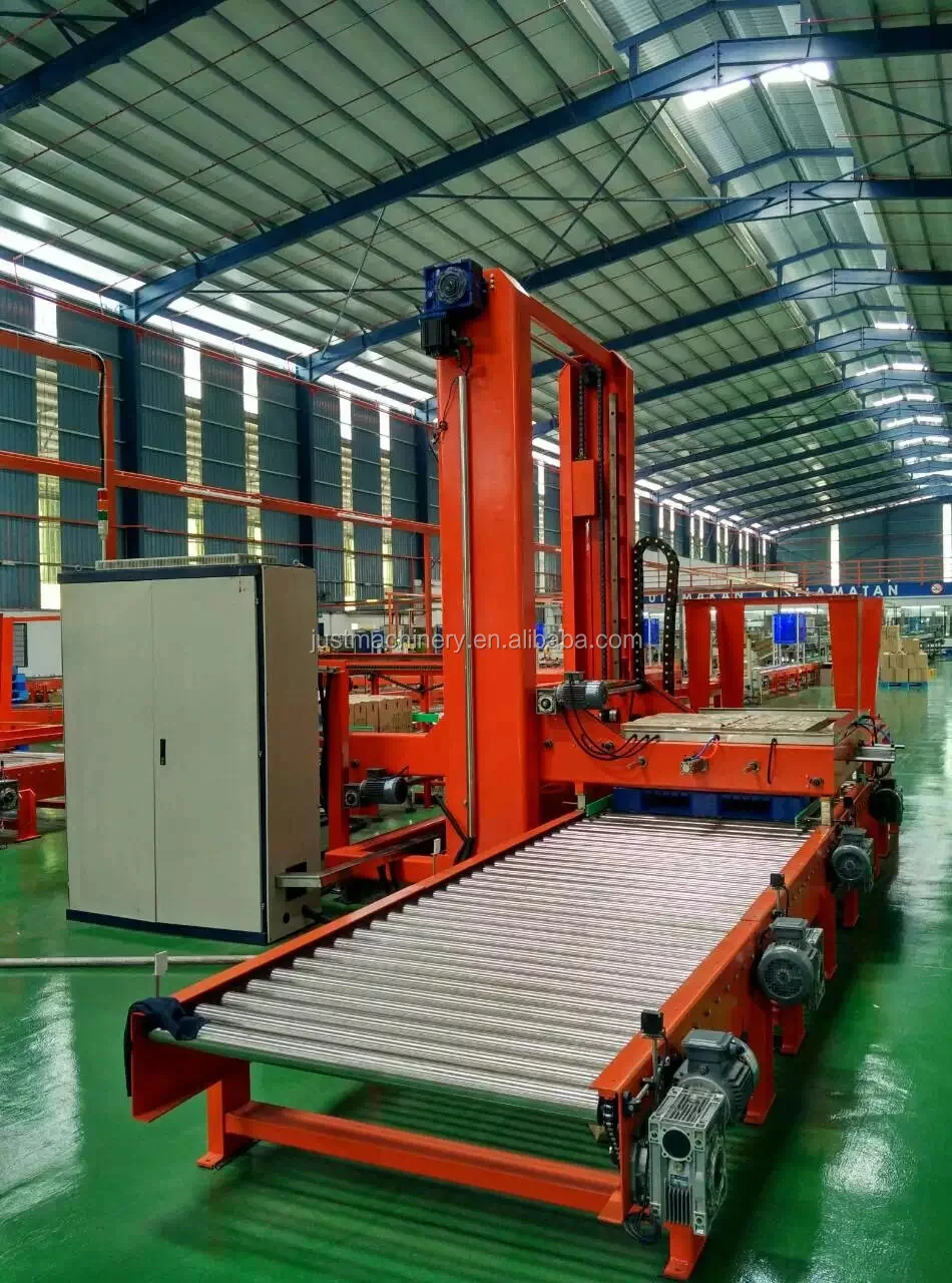 Advanced soft drink/canning/oil carton box palletizer china manufacturer