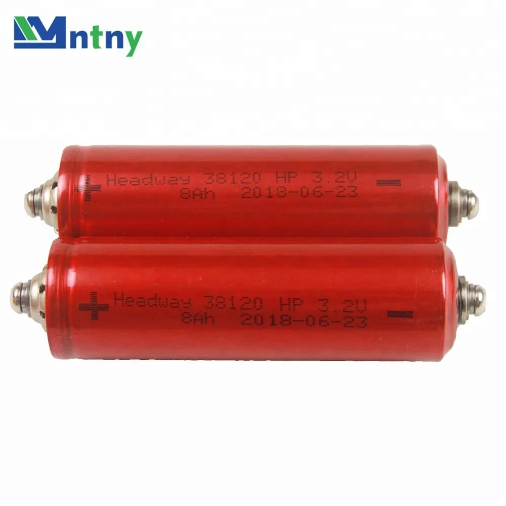 Headway 38120HP 8ah 3.2v Lifepo4 Battery Cells for Car stereo