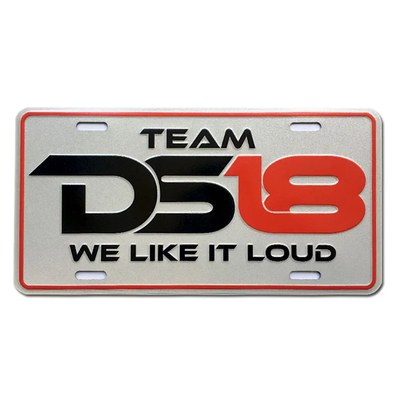 High Quality Custom Design Bicycle License Plate Embossed Bike Number Plate Aluminum Bike License Plate