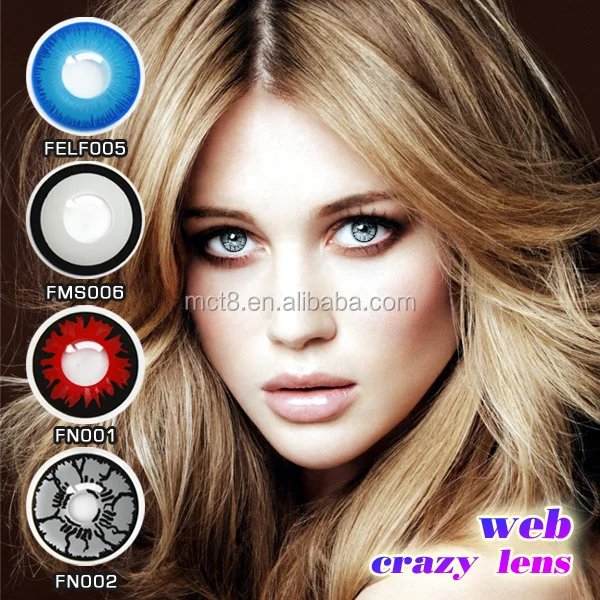 Wholesale cosplay eyewear big size halloween magic crazy contact lenses