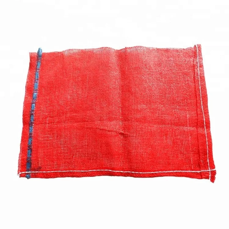 Orange Color Fruit Firewood Onion Raschel Mesh Bag for Packing Potatoes