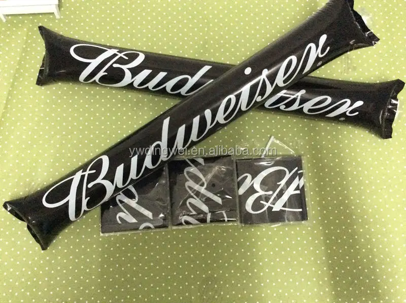 
inflatable clapper sticks, cheering thunder stick, bangbang stick 