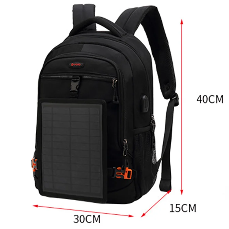 Best selling battery backpack chargeable backpacks solar bag