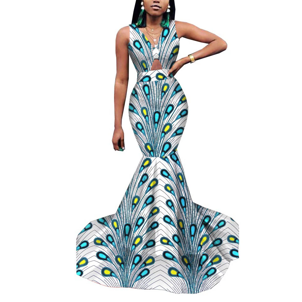 Африканская Летняя женская одежда, вечернее платье на заказ