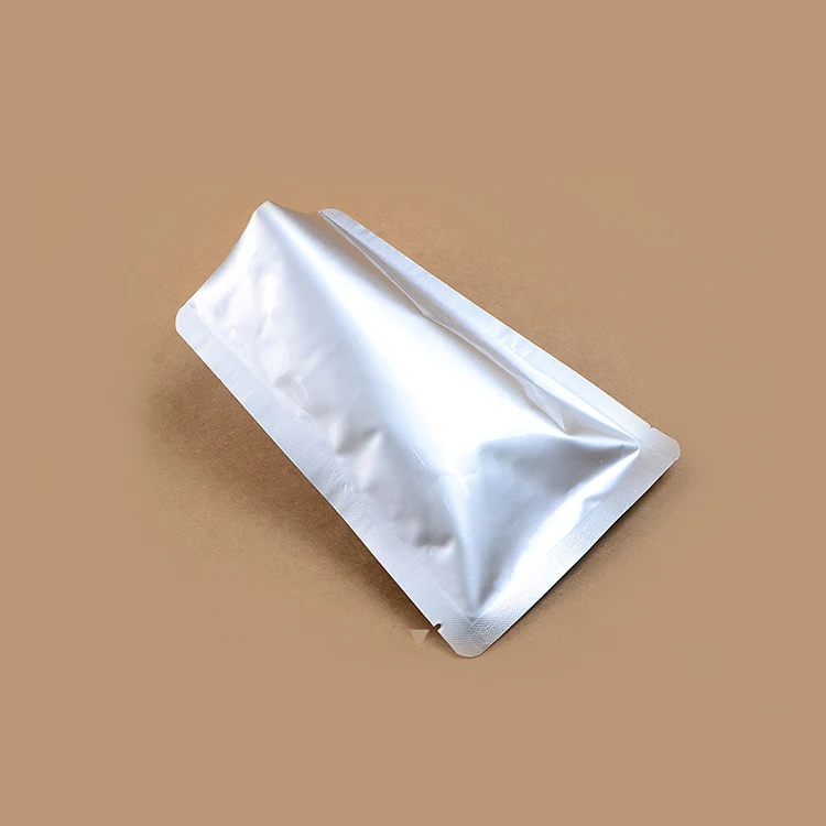 POLYSMARTS High Quality Heat Seal Flat Pocket Mylar Foil Open Top Packaging Bags Coffee Tea Food Storage Aluminum Foil bag