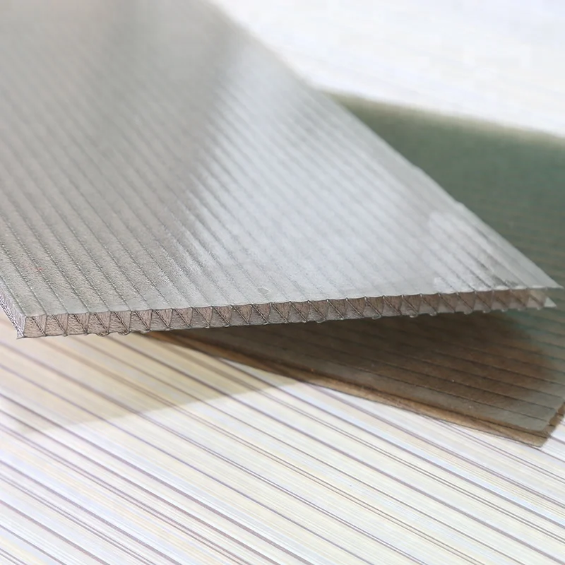 pc plastic hotsale crystal polycarbonate sheet for stadium roofing material