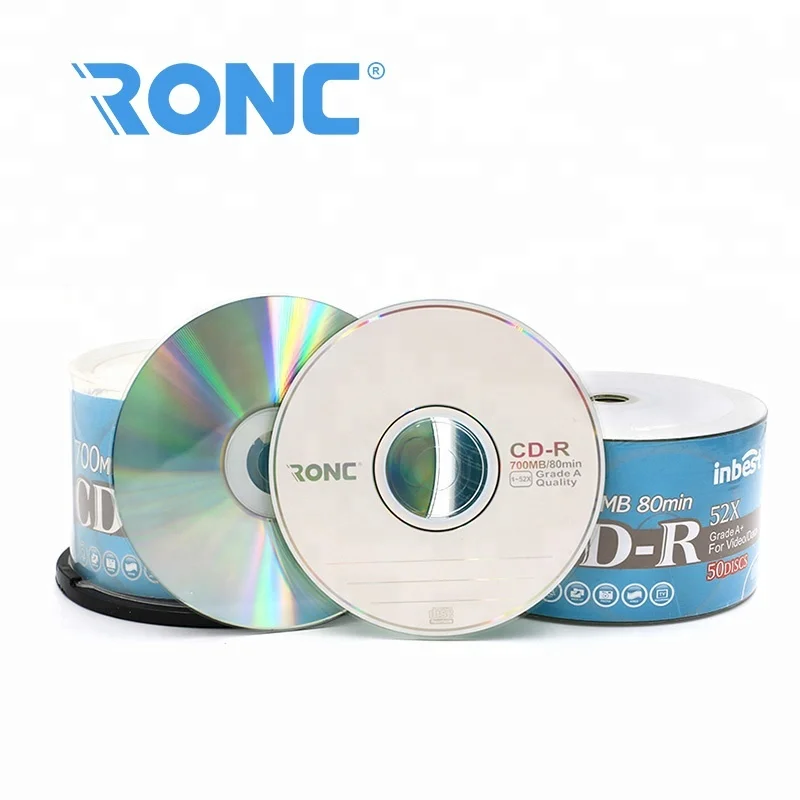 Wholesale cd-r Disc 52X 700mb Blank cd in Bulk