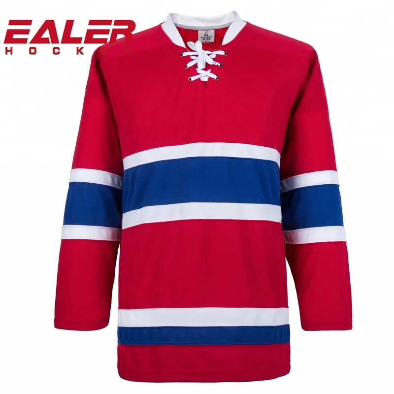 New Design Custom Made Lace Up Hockey Jersey Practice Ice Hockey Jerseys