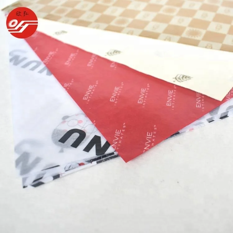 Fancy Cheap Custom Brand Name Printed Gift Wrapping Paper Tissue Paper