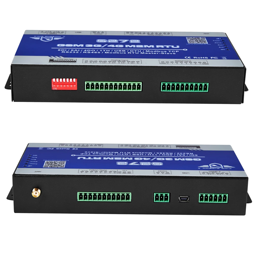 2020 New version MODBUS/MQTT GSM/3G/4G LTE  SMS RTU For Remote monitoring Data logger S272