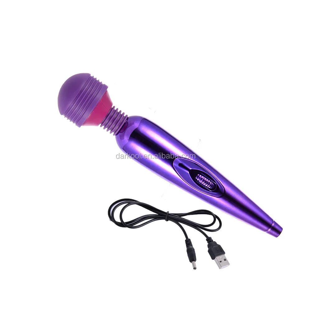 High Quality USB Powerful Rechargeable Av Female/Girl G-spot Body Massage Vibrator Masturbation