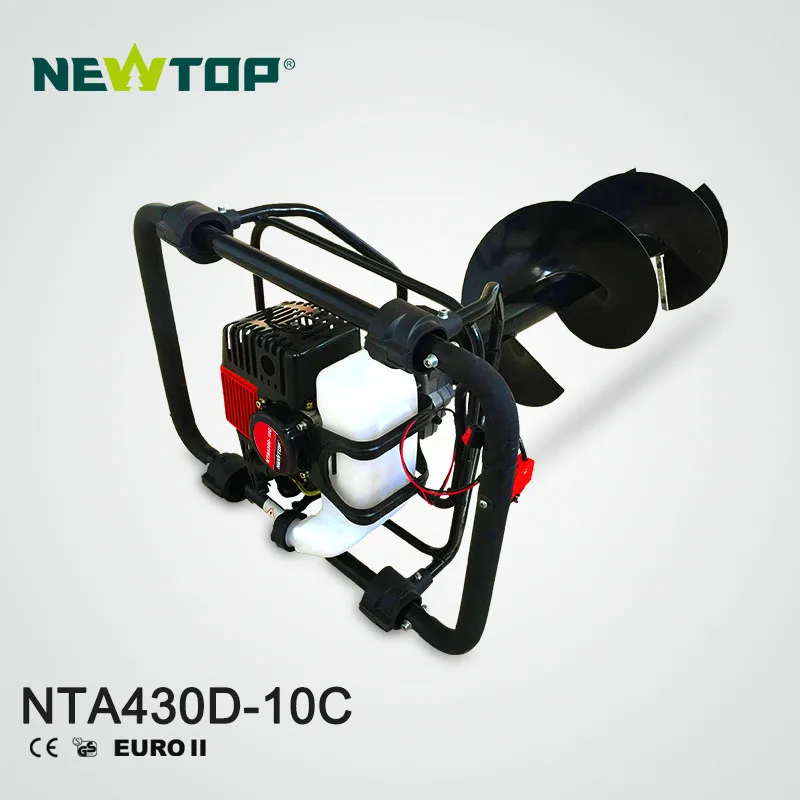 Gasoline drilling machine NTA430D-10C Ground Ice Drill hand manual earth soil auger