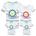PSEEWE family matching clothes Summer short sleeve T shirt Family look mother son outfits Mommy and