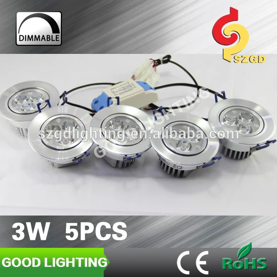 goodlighting потолочное прожектор ce 5 шт 3w алюминий икеа блокировки потолочный светильник