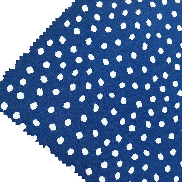 China Hot Sale Woven Elastic Printed 4 Way Stretch Fabric For Dress