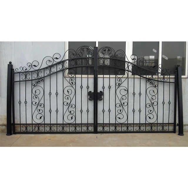 small wrought iron gate design