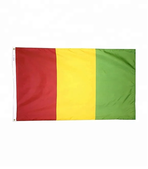 Custom print 3*5ft polyester Guinea flags