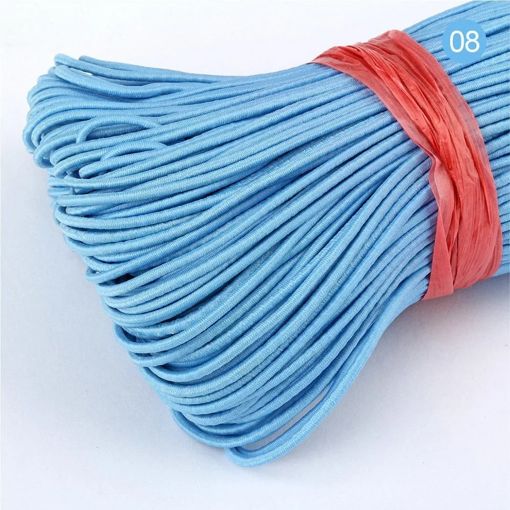 1.5mm colorful round elastic cord