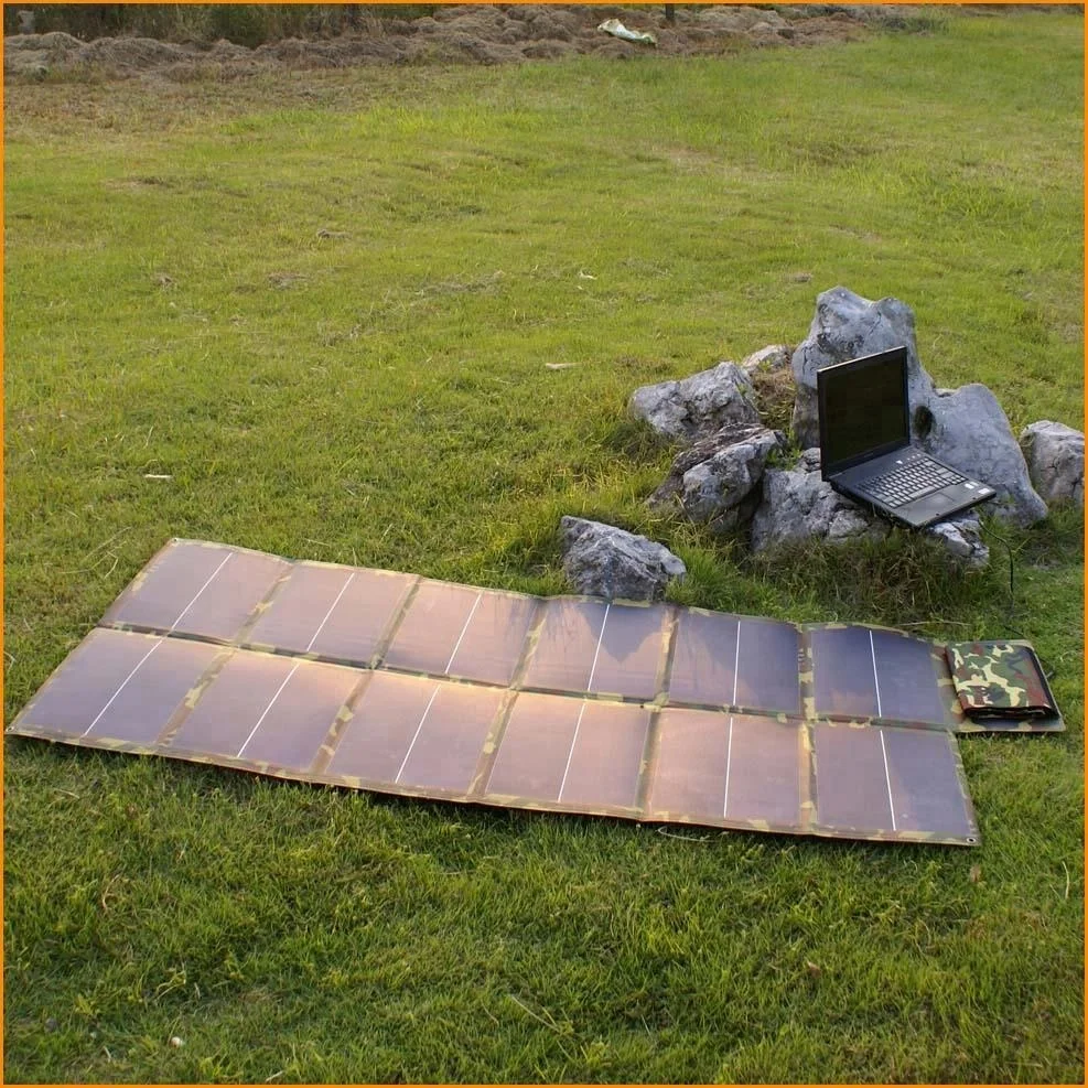 18V Solar panel charger, solar cell charger bag for camping
