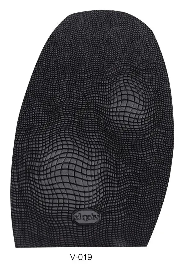Shoe repair materials rubber half sole V-019,rubber soles for shoe making