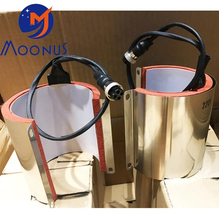 Hot sale sublimation heat press silicone mug heating element 11oz 15oz in all size