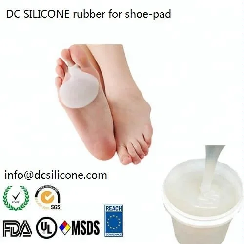 skin safe silicone insole making platinum cure liquid silicone rubber