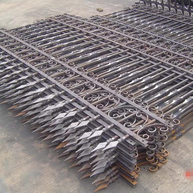 Кованый железный фитинг для ворот забора