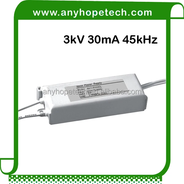 
Output 3kV 30mA 45kHz Neon Power Supply transformer 