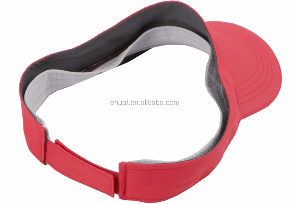 Adult summer spring soft grid sun visor with moisture wicking sweatband sun hat