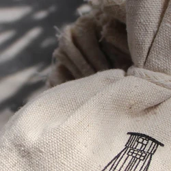 Nature cotton Storage eco-friendly custom logo salt canvas Sundries drawstring organizer Cosmetic Shoes Dust Gift packaging bags