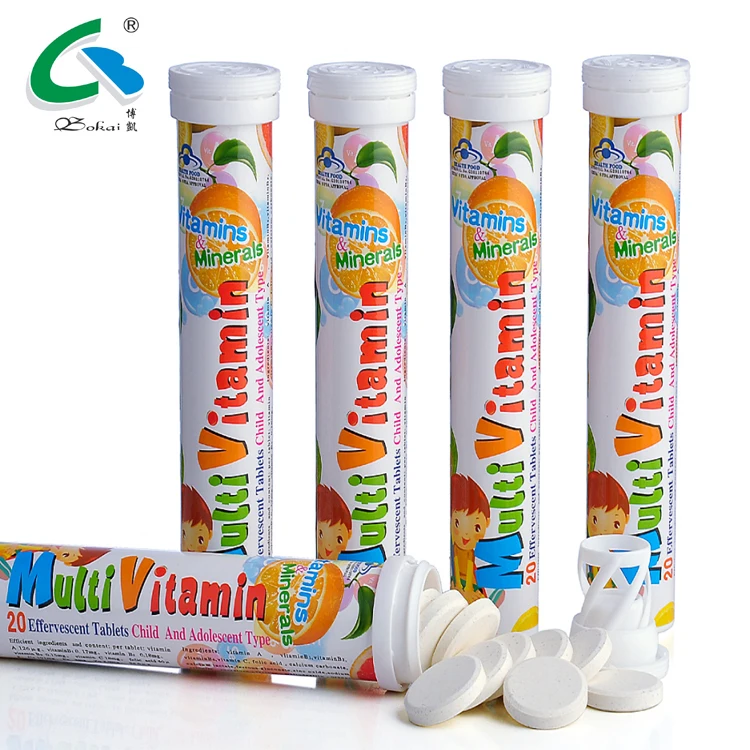 Таблетки для добавления цельных продуктов, мультивитамины и минералы, шипучие таблетки