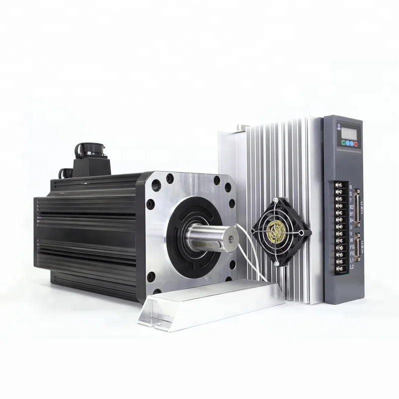 4KW мощный серводвигатель переменного тока 380V набор драйверов
