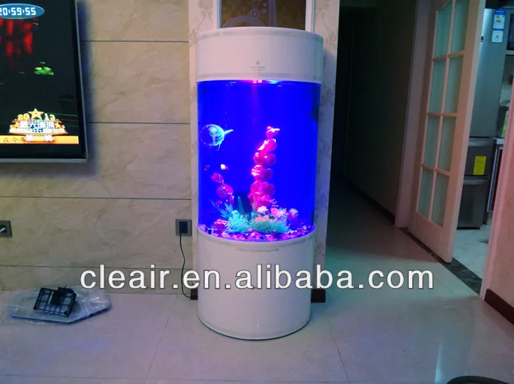 Cleair Semicircle LED light Acrylic Aquarium