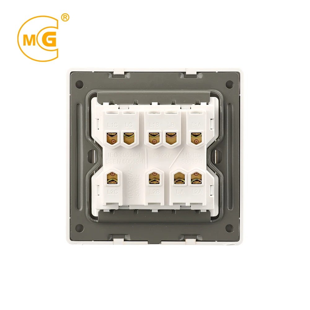 Types of night electrical wall switch with led indicator light
