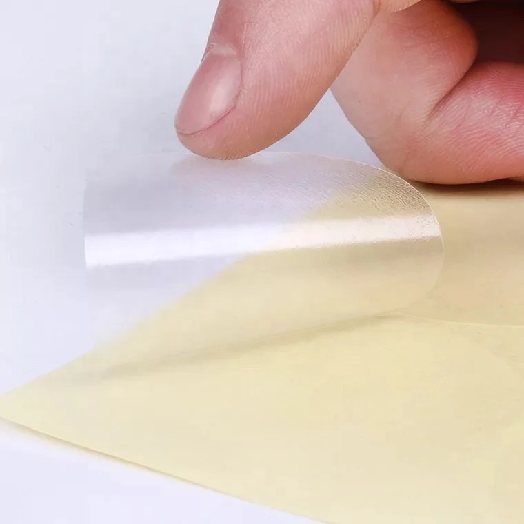 PP  Custom die cut  vinyl Sticker  blank Label sheet manufacturer