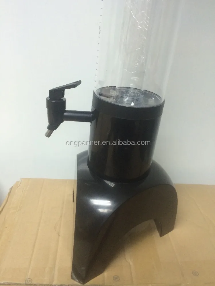 Hot selling led plastic 3 Litres beer tower
