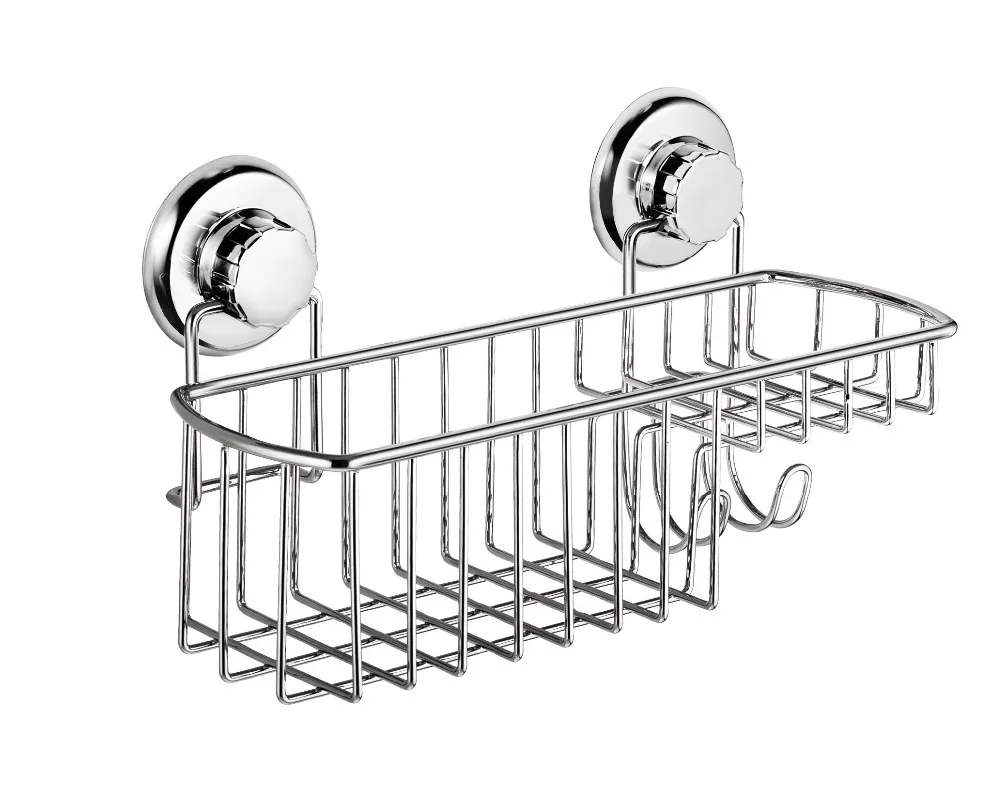 
Powerful Vacuum Suction Cup Shower Caddy Basket for Shampoo 