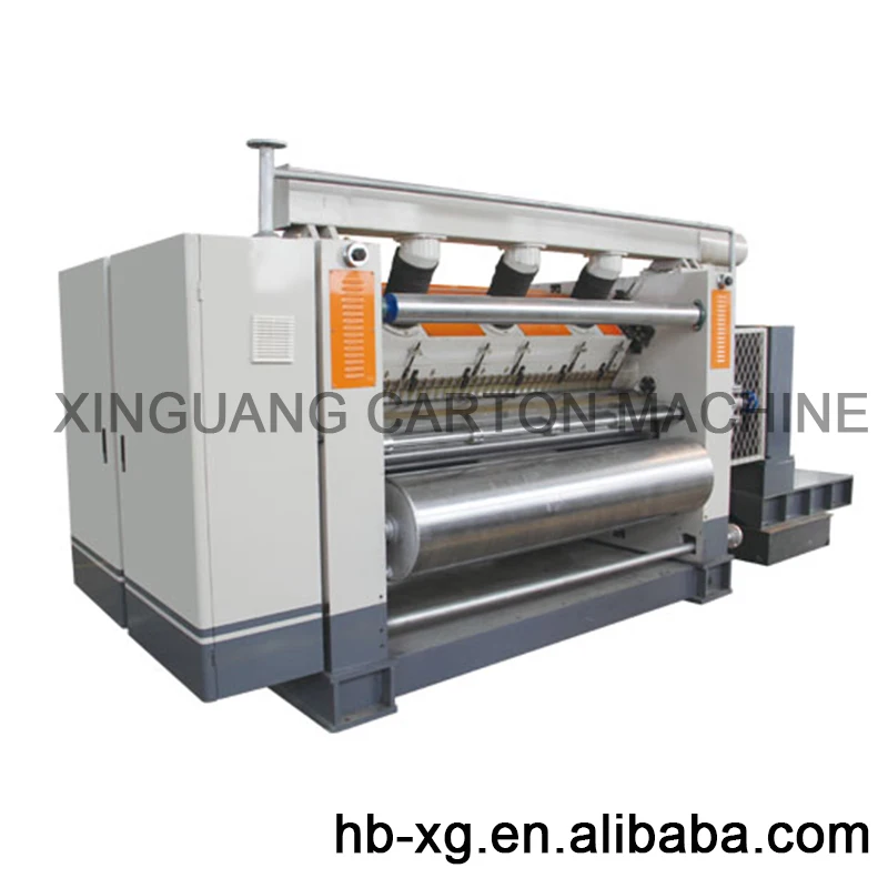 WJ150-1800 type five layer corrugated cardboard production line