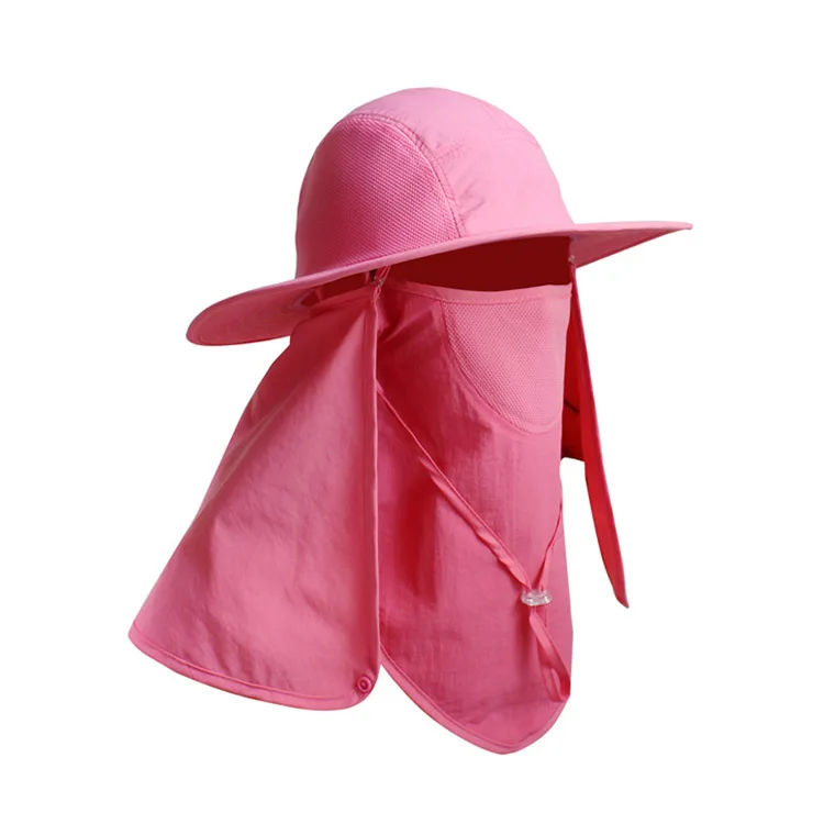 Hunting and fishing Custom Bucket Hat With Flap Neck Cover Spf Sun Protection Hat