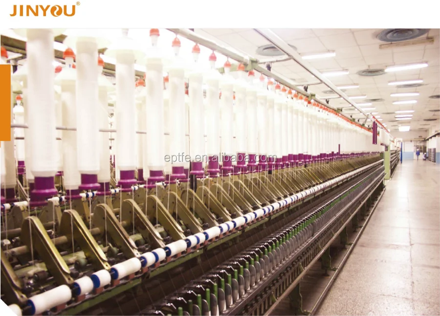 Factory direct high tensile strength 100% ptfe weaving Yarn for various industry applications