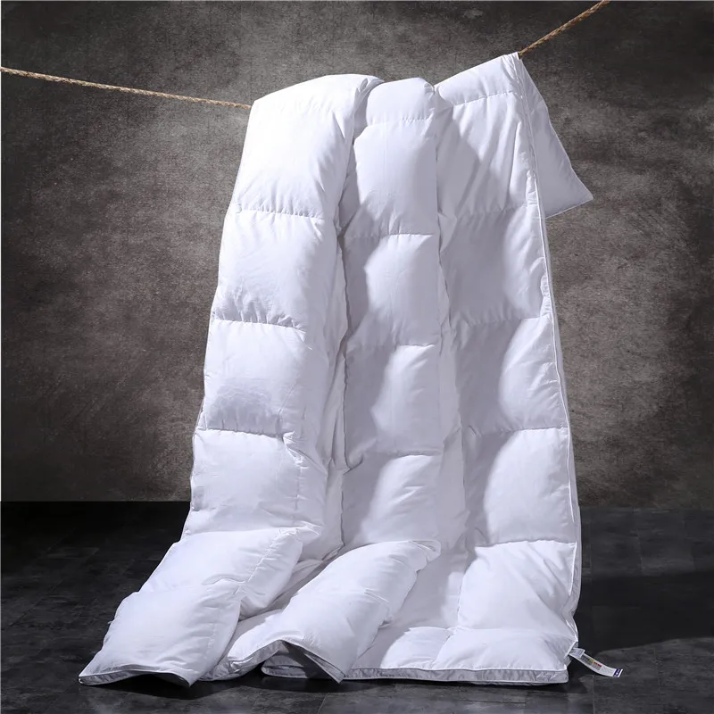 Classic Heavy Fill Down Duvet Insert hilton Hotel Comforter set winter luxury edredom wholesale king size goose down comforter
