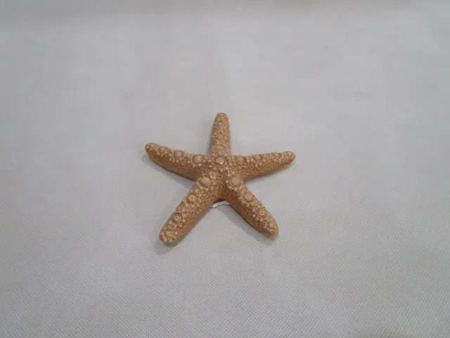 Ручная роспись, маленькая керамическая фигурка морской звезды, белая, средняя